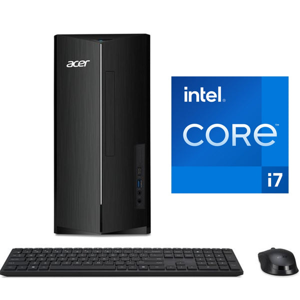 Acer Aspire TC-1760 Intel i7 12th Gen 8GB RAM 256GB NVME SSD & 1TB HDD i7-12700 Desktop PC Windows 11