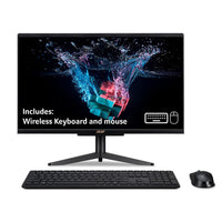 New Open-Box Acer Aspire AIO PC C22-1600 IPS 21.5" All-in-One Intel Pentium Silver N6005 256GB SSD 8GB RAM Full HD Windows 11