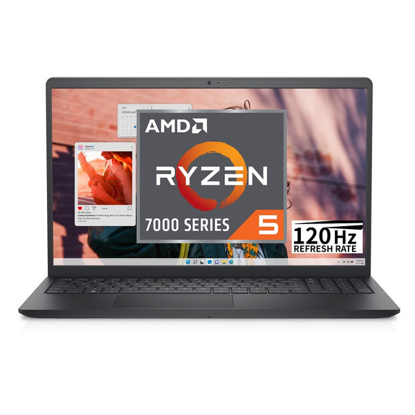 New Open Box Dell Inspiron 15 3535 Ryzen 5 7520U Laptop 8GB DDR5 RAM 512GB NVME SSD 15.6" Full HD 120hz Windows 11 Laptop