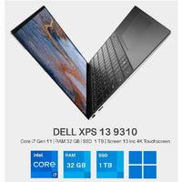 Refurbished & Upgraded Dell XPS 13 9310 4k UHD Touchscreen Intel Evo i7-1185G7 32GB RAM 1TB NVME SSD 13.3" Ultrabook Laptop Windows 11 Pro