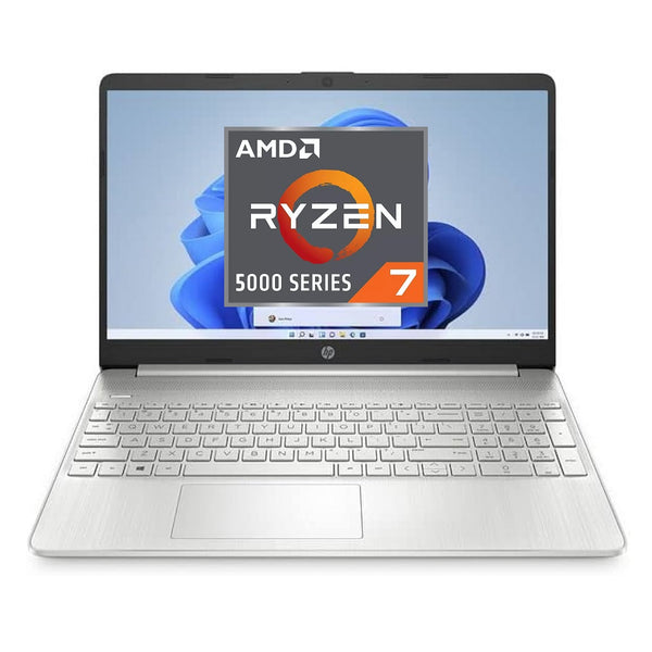 Refurbished & Upgraded HP Pavilion Ryzen 7 5700U 16GB RAM 512GB NVME SSD Laptop 15.6" Full HD 15S-EQ2510SA Windows 11