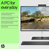 Refurbished & Upgraded HP All-In-One PC 24" Ryzen 5 5625U 16GB RAM 256GB NVME SSD Full HD AIO PC 24-CK0000NA Windows 11 Home