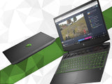 Refurbished & Upgraded HP Pavilion Gaming Laptop Ryzen 5 4600H GTX1050 32GB RAM 512GB NVME 15.6" IPS Full HD 15-ec1000na Windows 11