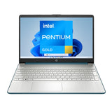 Refurbished & Upgraded HP Laptop Pentium Gold 7505 8GB 256GB SSD 15.6" Full HD Windows 11 Silver Blue 15s-fq2045na