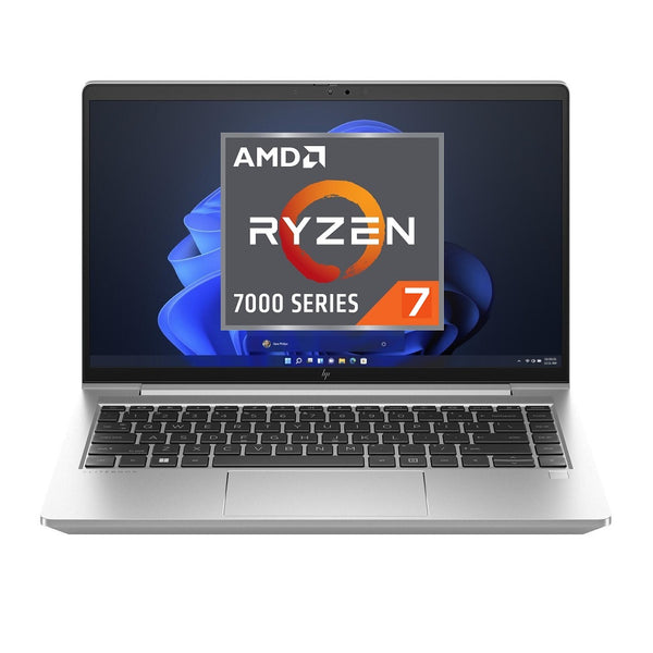 Refurbished & Upgraded HP EliteBook 645 G10 AMD Ryzen 7 7730U 16GB RAM 512GB NVME SSD 14" Full HD Windows 11 Pro