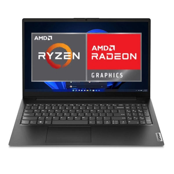 Refurbished & Upgraded Lenovo V15 G2 AMD Ryzen 5 5500U 16GB RAM 512GB NVME SSD 15.6" Full HD Windows 11 Home Laptop V15-ALC