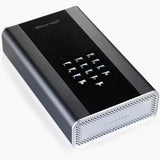 iStorage DiskAshur DT2 8TB HDD USB 3.1 PIN Protected Encrypted Storage IS-DT2-256-8000-C-X