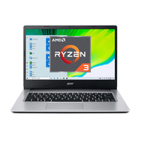 Refurbished Acer Aspire 3 AMD Ryzen 3-3250U 8GB RAM 128GB NVME SSD A314-22-R180 Radeon Graphics 14" Full HD Windows 10 Laptop