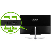 Refurbished & Upgraded Acer Aspire 22" All-In-One i3 10th Gen 16GB RAM 128GB SSD & 1TB HDD Full HD AIO PC C22-963 Windows 11