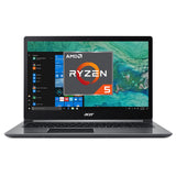 Refurbished Acer Swift 15.6" Ryzen 5 8GB RAM 256GB SSD Laptop Full HD Windows 10