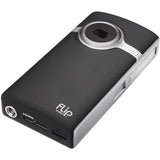 Refurbished Flip Ultra HD 3rd Generation Pocket Camcorder 2Hr/8GB Recording Memory & Image Stabilisation Video Camera- Black