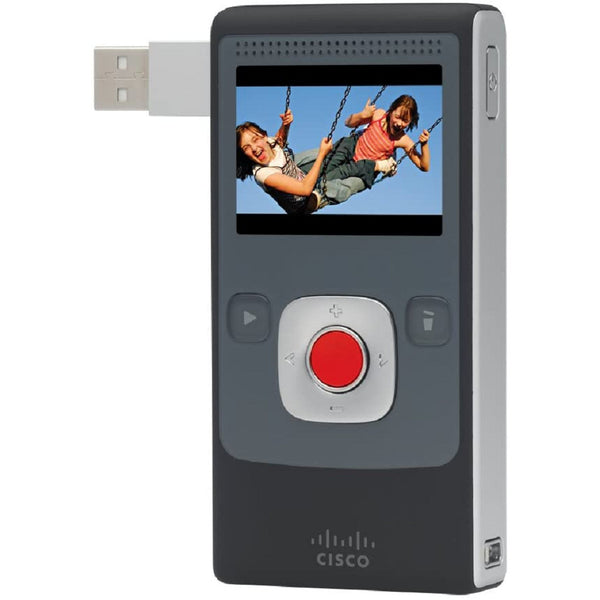 Refurbished Flip Ultra HD 3rd Generation Pocket Camcorder 2Hr/8GB Recording Memory & Image Stabilisation Video Camera- Black