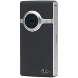 Refurbished Flip Ultra HD 3rd Generation Pocket Camcorder 2Hr/8GB Recording Memory & Image Stabilisation Video Camera- Black