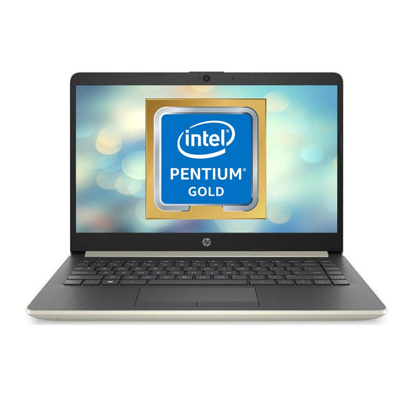 Refurbished & Upgraded HP 14-cf0500sa Intel Pentium Gold 8GB Ram 128GB SSD 14" Full HD Laptop Windows 10