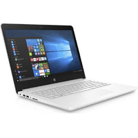 Refurbished HP 14" Laptop Intel Core i5 7th Gen 8GB Ram 128GB SSD 14-BP070SA Full HD Windows 10 White