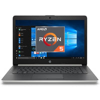 Refurbished HP 14" Ryzen 5 8GB RAM 256GB NVME SSD 14-CM0999NA FULL HD IPS Windows 10 Laptop