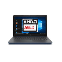 Refurbished & UPgraded HP 15.6" Laptop AMD A6-9225 8GB 1TB Radeon R4 Graphics 15-DB0598SA FULL HD Blue