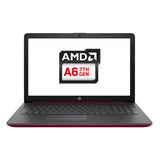 Refurbished HP 15.6" Laptop AMD A6-9225 4GB 1TB Radeon R4 Graphics 15-DB0500SA FULL HD Burgundy Red