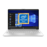 Refurbished & Upgraded HP 15.6" Full HD Laptop Intel Pentium Gold 5405U 8GB RAM 128GB SSD 15s-fq0017na Windows 10