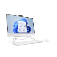 Refurbished HP All-In-One 24" Ryzen 5 5625U 512GB NVME SSD 8GB RAM Full HD AIO PC 24-CB1005NA Windows 11 White