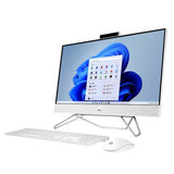 Refurbished HP All-In-One 24" Ryzen 5 5625U 512GB NVME SSD 8GB RAM Full HD AIO PC 24-CB1005NA Windows 11 White