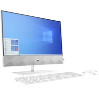 Refurbished HP Pavilion 24" All-In-One i5 10th Gen 256GB NVME SSD 2TB HDD 8GB RAM Full HD AIO PC 24-K0008NA Windows 10 White