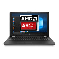 Refurbished HP 15.6" Laptop AMD A9-9420 4GB 1TB Radeon R5 Graphics 15-BW060SA FULL HD Windows 10