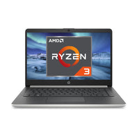 Refurbished & Upgraded HP Laptop AMD Ryzen 3 8GB RAM 128GB SSD Radeon Vega Graphics 14-dk0001na Full HD Windows 10 Laptop