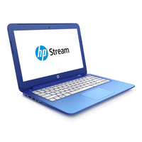 Refurbished HP Stream Notebook 13" Laptop N2480 2GB RAM 64GB 13-C009NA Blue