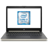 HP 14" Laptop Intel i7 7th Gen 8GB RAM 256GB SSD 14-CK0501SA FULL HD