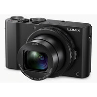 Panasonic Lumix DMC-LX15 Digital Camera 4K Ultra HD 20.1MP 3” LCD Tilting Touch Screen 3x Optical Zoom Black