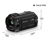 Refurbished Panasonic HC-W850M NTSC Camcorder Twin Camera SD Recording & 16GB Built-In Memory